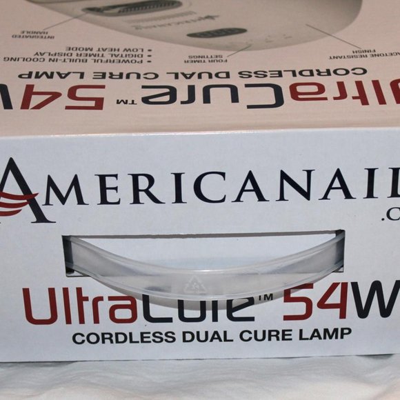 AMERICANAILS PROFESSIONAL UltraCure 54W CORDLESS DUAL CURE LAMP W/COOLING FAN - Picture 3 of 11